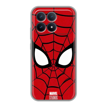 Силиконовый чехол на Poco F8 Pro с принтом человек паук spiderman Силиконовый чехол на Poco F8 Pro с принтом человек паук spiderman