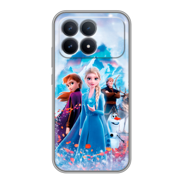 Силиконовый чехол на Poco F8 Pro с принтом Холодное сердце Frozen Силиконовый чехол на Poco F8 Pro с принтом Холодное сердце Frozen