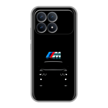 Силиконовый чехол на Poco F8 Pro с принтом БМВ BMW Силиконовый чехол на Poco F8 Pro с принтом БМВ BMW