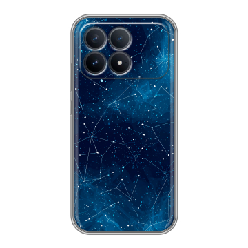 Силиконовый чехол на Poco F8 Pro с принтом Космос звезды Силиконовый чехол на Poco F8 Pro с принтом Космос звезды