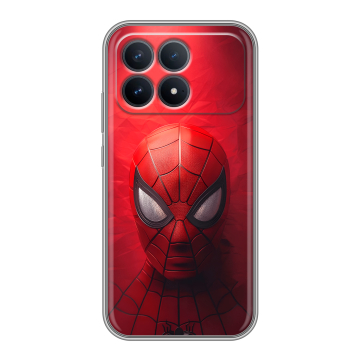 Силиконовый чехол на Poco F8 Pro с принтом Spiderman Человек паук Силиконовый чехол на Poco F8 Pro с принтом Spiderman Человек паук