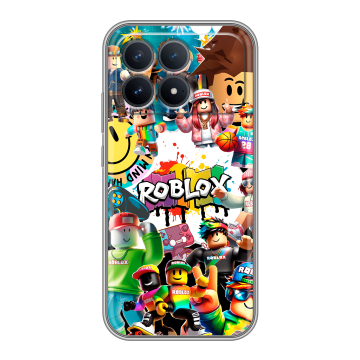 Силиконовый чехол на Poco F8 Pro с принтом Roblox Роблокс Силиконовый чехол на Poco F8 Pro с принтом Roblox Роблокс