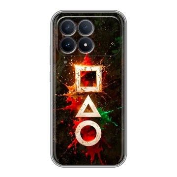 Силиконовый чехол на Poco F8 Pro с принтом Squid Game Игра кальмара Силиконовый чехол на Poco F8 Pro с принтом Squid Game Игра кальмара