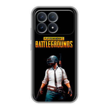 Силиконовый чехол на Poco F8 Pro с принтом PUGB ПАГБ Силиконовый чехол на Poco F8 Pro с принтом PUGB ПАГБ