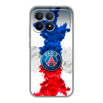 Силиконовый чехол на Poco F8 Pro с принтом PSG ПСЖ Силиконовый чехол на Poco F8 Pro с принтом PSG ПСЖ