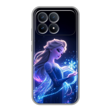 Силиконовый чехол на Poco F8 Pro с принтом Холодное сердце Frozen Силиконовый чехол на Poco F8 Pro с принтом Холодное сердце Frozen