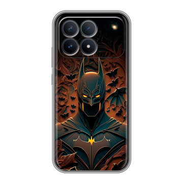 Силиконовый чехол на Poco F8 Pro с принтом Batman Бэтмен Силиконовый чехол на Poco F8 Pro с принтом Batman Бэтмен