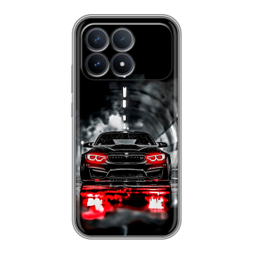 Силиконовый чехол на Poco F8 Pro с принтом BMW БМВ Силиконовый чехол на Poco F8 Pro с принтом BMW БМВ