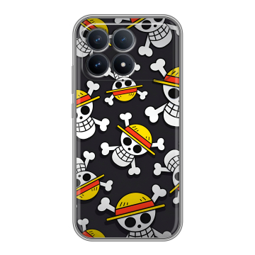 Силиконовый чехол на Poco F8 Pro с принтом One Piece Ван Пис