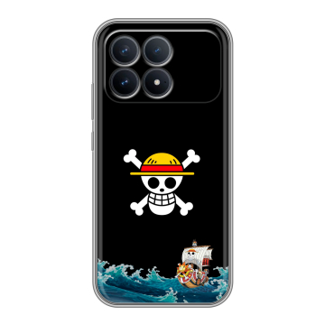 Силиконовый чехол на Poco F8 Pro с принтом One Piece Ван Пис