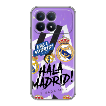 Силиконовый чехол на Poco F8 Pro с принтом Real Madrid Реал Мадрид