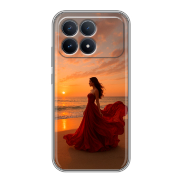 Силиконовый чехол на Poco F8 Pro с принтом со своим фото Силиконовый чехол на Poco F8 Pro с принтом со своим фото