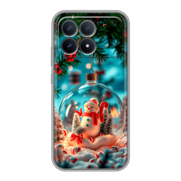 Силиконовый чехол на Poco F8 Pro с принтом Новый год Силиконовый чехол на Poco F8 Pro с принтом Новый год