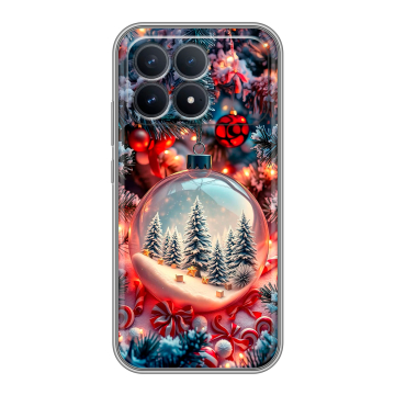 Силиконовый чехол на Poco F8 Pro с принтом Новый год Силиконовый чехол на Poco F8 Pro с принтом Новый год