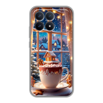 Силиконовый чехол на Poco F8 Pro с принтом Новый год Силиконовый чехол на Poco F8 Pro с принтом Новый год