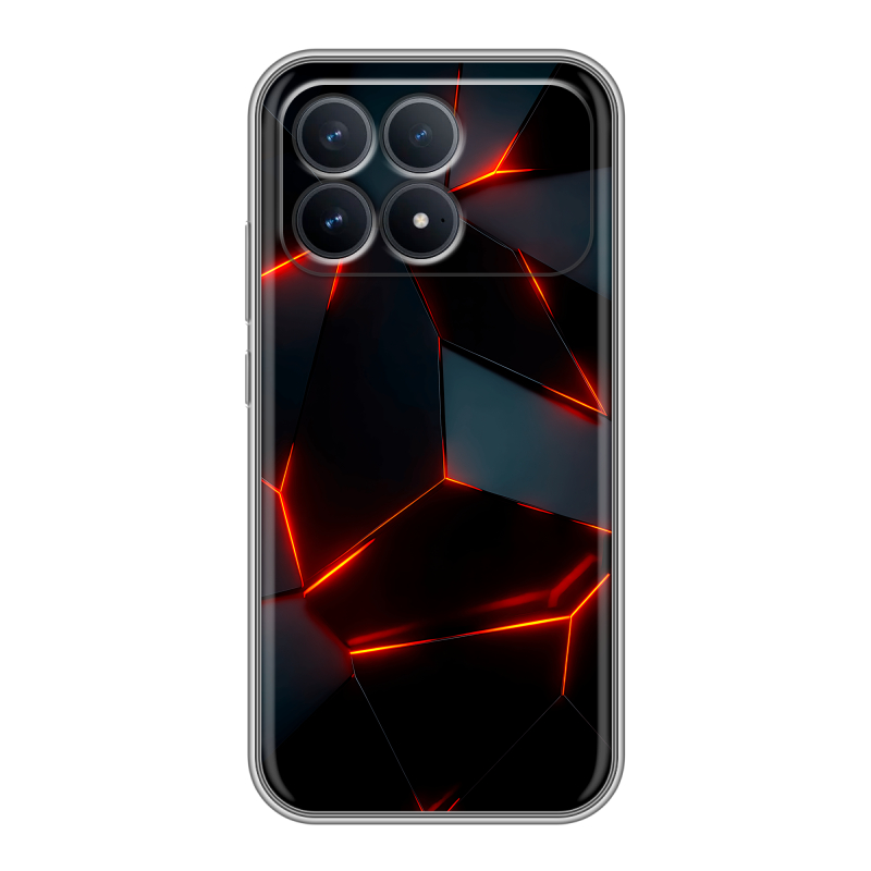 Силиконовый чехол на Poco F8 Pro с принтом Яркие абстракции Силиконовый чехол на Poco F8 Pro с принтом Яркие абстракции