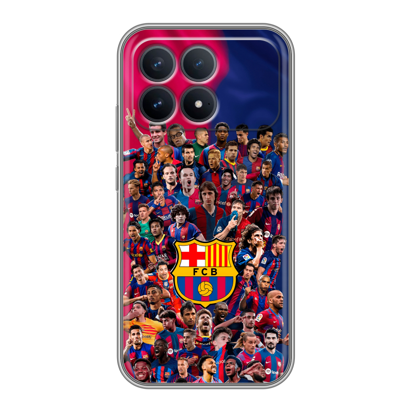 Силиконовый чехол на Poco F8 Pro с принтом Барселона Barcelona Силиконовый чехол на Poco F8 Pro с принтом Барселона Barcelona
