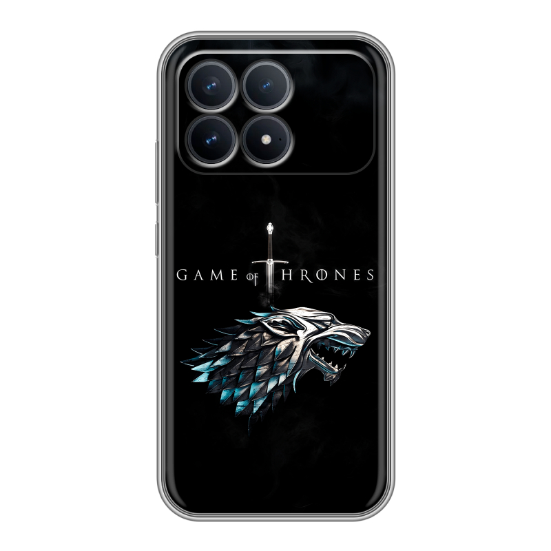 Силиконовый чехол на Poco F8 Pro с принтом Игра Престолов Game Thrones Силиконовый чехол на Poco F8 Pro с принтом Игра Престолов Game Thrones