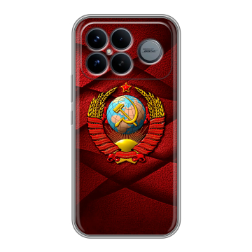 Силиконовый чехол на Poco F8 Ultra с принтом Герб СССР Силиконовый чехол на Poco F8 Ultra с принтом Герб СССР