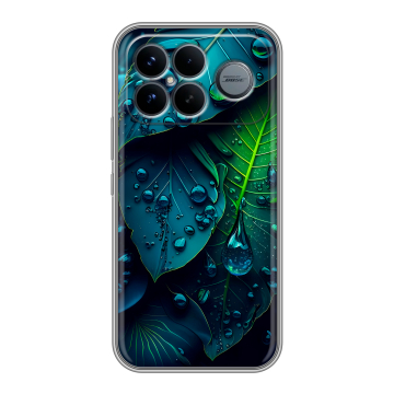 Силиконовый чехол на Poco F8 Ultra с принтом Листья Силиконовый чехол на Poco F8 Ultra с принтом Листья