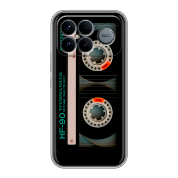 Силиконовый чехол на Poco F8 Ultra с принтом Кассета