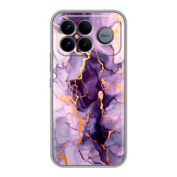 Силиконовый чехол на Poco F8 Ultra с принтом Мрамор