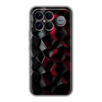 Силиконовый чехол на Poco F8 Ultra с принтом Абстракция
