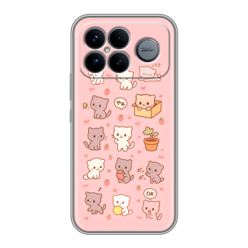 Силиконовый чехол на Poco F8 Ultra с принтом Hello Kitty Хелоу Кити