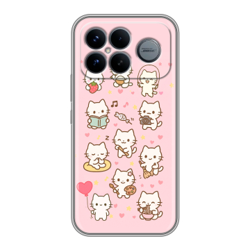 Силиконовый чехол на Poco F8 Ultra с принтом Hello Kitty Хелоу Кити