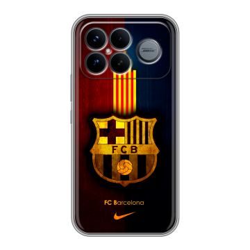 Силиконовый чехол на Poco F8 Ultra с принтом Барселона Barcelona