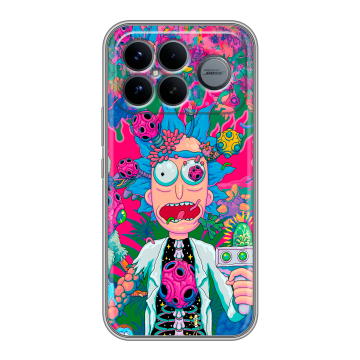 Силиконовый чехол на Poco F8 Ultra с принтом Рик и Морти Rick Morty Силиконовый чехол на Poco F8 Ultra с принтом Рик и Морти Rick Morty