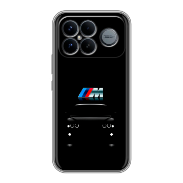 Силиконовый чехол на Poco F8 Ultra с принтом БМВ BMW Силиконовый чехол на Poco F8 Ultra с принтом БМВ BMW