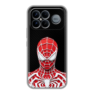 Силиконовый чехол на Poco F8 Ultra с принтом человек паук spiderman Силиконовый чехол на Poco F8 Ultra с принтом человек паук spiderman