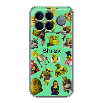 Силиконовый чехол на Poco F8 Ultra с принтом Шрек Shrek Силиконовый чехол на Poco F8 Ultra с принтом Шрек Shrek