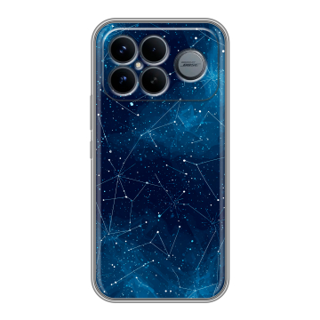Силиконовый чехол на Poco F8 Ultra с принтом Космос звезды