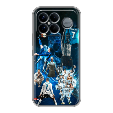 Силиконовый чехол на Poco F8 Ultra с принтом Реал Роналдо