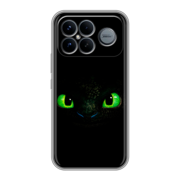 Силиконовый чехол на Poco F8 Ultra с принтом Как приручить дракона