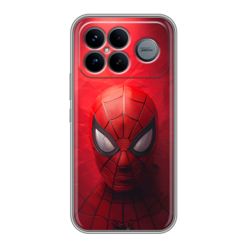 Силиконовый чехол на Poco F8 Ultra с принтом Spiderman Человек паук