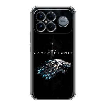 Силиконовый чехол на Poco F8 Ultra с принтом Игра Престолов Game Thrones