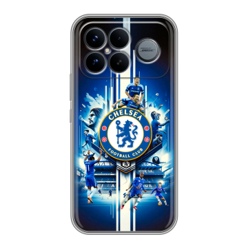 Силиконовый чехол на Poco F8 Ultra с принтом Chelsea Челси