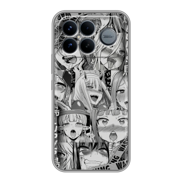 Силиконовый чехол на Poco F8 Ultra с принтом Ahegao Ахегао Аниме