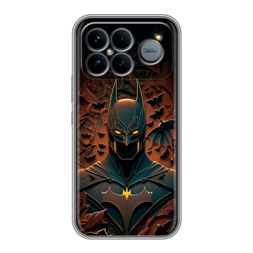 Силиконовый чехол на Poco F8 Ultra с принтом Batman Бэтмен