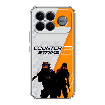 Силиконовый чехол на Poco F8 Ultra с принтом Counter Strike