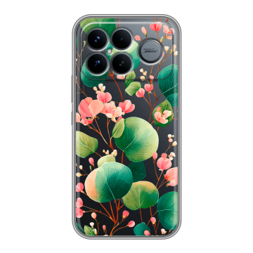 Силиконовый чехол на Poco F8 Ultra с принтом женский