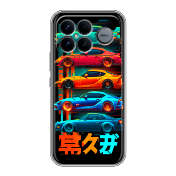 Силиконовый чехол на Poco F8 Ultra с принтом машины тачки Силиконовый чехол на Poco F8 Ultra с принтом машины тачки