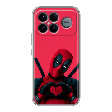 Силиконовый чехол на Poco F8 Ultra с принтом Дедпул Deadpool Силиконовый чехол на Poco F8 Ultra с принтом Дедпул Deadpool