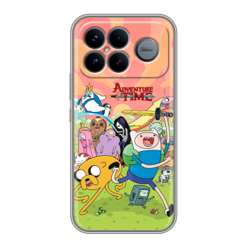 Силиконовый чехол на Poco F8 Ultra с принтом Adventure time Время приключений Силиконовый чехол на Poco F8 Ultra с принтом Adventure time Время приключений