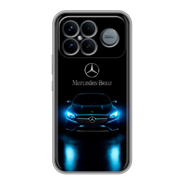 Силиконовый чехол на Poco F8 Ultra с принтом Mercedes Мерседес Силиконовый чехол на Poco F8 Ultra с принтом Mercedes Мерседес
