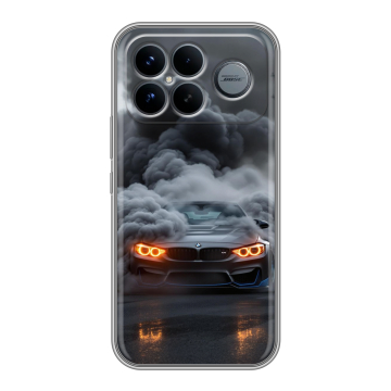 Силиконовый чехол на Poco F8 Ultra с принтом BMW БМВ Силиконовый чехол на Poco F8 Ultra с принтом BMW БМВ