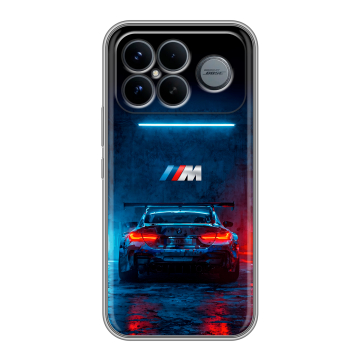 Силиконовый чехол на Poco F8 Ultra с принтом BMW БМВ Силиконовый чехол на Poco F8 Ultra с принтом BMW БМВ